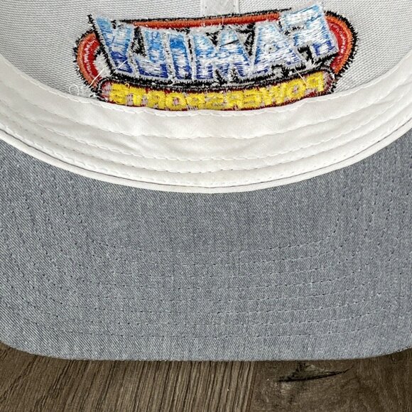 Family Power Sports Gray White Mesh Truckers Ball Cap Snap Back - Picture 11 of 11